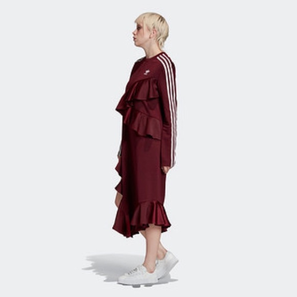 Adidas originals maroon raffle dress - Picture 2 of 6